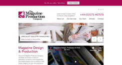 Desktop Screenshot of magazineproduction.com